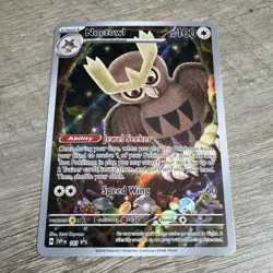 Pokemon Noctowl Promo Holo Card 100 HP Scarlet & Violet 141 - Image 1