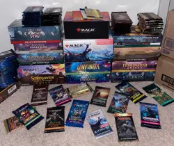 300 MTG Card Lot Modern to Vintage + 1 Factory Sealed Magic the Gathering Pack - Image 1