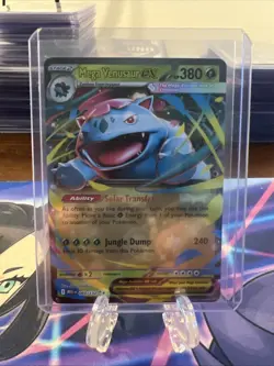 Pokemon Card TCG Mega Venusaur ex 003/132 Double Rare Mega Evolution English - Image 1