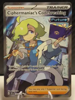 Pokemon Cyphermaniac's Codebreaking Card 198/162 English, Temporal Forces - Image 1