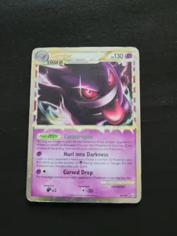 Pokemon TCG HGSS Triumphant Gengar Prime 94/102 Rare Holo Card 2010 HP💥💥💥💥💥 - Image 1