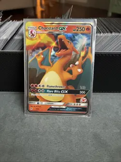 Pokemon TCG Charizard GX Holo Ultra Rare Card Hidden Fates - Image 1