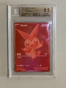Victini BWR 171/086-ENGLISH Card Black Bolt BGS Gem Mint 9.5 - Image 1