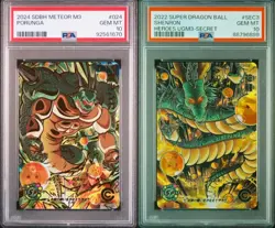 PSA10 Shenron Porunga Dragon Ball Energy Marker Card Set Collector - Image 1