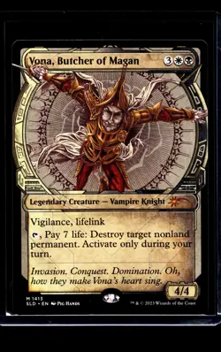 MTG Magic The Gathering Secret Lair Drop Series #1413 Vona, Butcher of Magan - Image 1