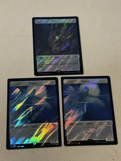 3 x mtg surge foil token Food // Spirit, 0024/0016, Lord of the Rings, unplayed - Image 2