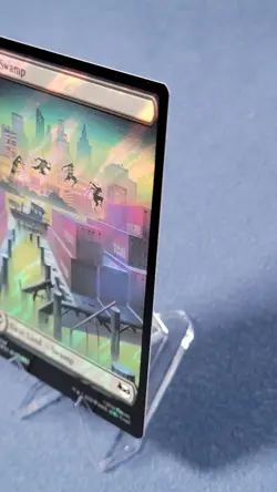 Surge Foil TMNT Full Art Swamp Land Magic the Gathering Mtg 307 NM A - Image 3