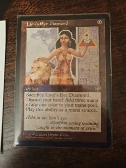 Lion's Eye Diamond Mirage Regular Lightly Played GOOD CONDITION - Image 1