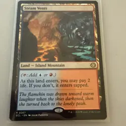 Lorwyn Eclipsed Steam Vents Rare 267 Magic the Gathering - Image 1