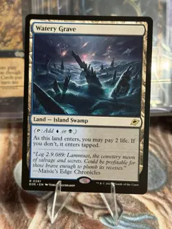 1x Watery Grave - Edge of Eternities - NM - MTG - Image 1