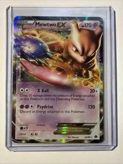 Pokemon TCG Mewtwo EX 54/99 Celebrations Classic Collection Holo - Image 1