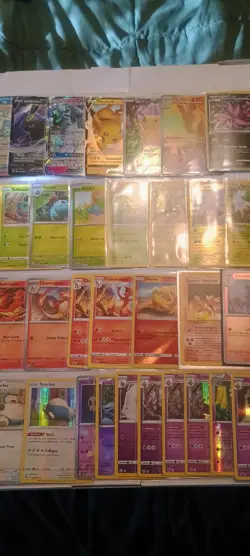 Pokemon Card Collection Lot Eevee, Pikachu,Mew, Snorlax - Image 3