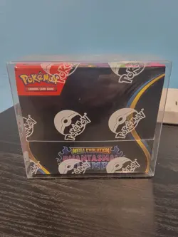 Pokemon TCG - Mega Evolution: Phantasmal Flames Booster Box w/protector (Sealed) - Image 1