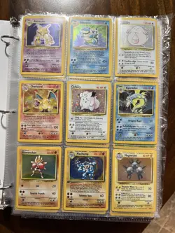 Full 1999 Pokemon Trading Card Game Base Set 102/102 Charizard Alakazam Venusaur - Image 1