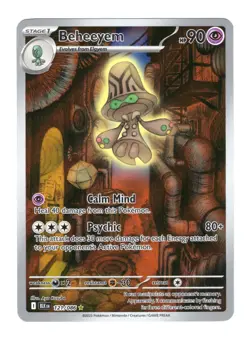 Beheeyem Black Bolt 121/086 Illustration Rare Pokemon Card NM - Image 1