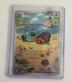 Pokemon TCG Dwebble 129/086 illustration Rare Black Bolt English (D) - Image 1