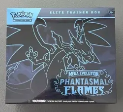 Pokemon TCG Phantasmal Flames Elite Trainer Box ETB - New Sealed - In Hand! - Image 1