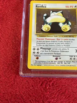 Cgc 7.5 French Holo Jungle Snorlax Wotc Pokemon Card - Image 4