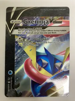 Pokemon TCG Greninja V-Union Holo Card Set of 4, SWSH Promo Cards SWSH155-158 - Image 5