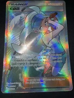 FULL ART Kahili ULTRA RARE 210/214 Pokemon Trainer Sun & Moon Lost Thunder - Image 2