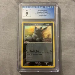 2007 Pokemon EX Power Keepers Poochyena CGC 9 Reverse Holo Stamped 58/108 - Image 1