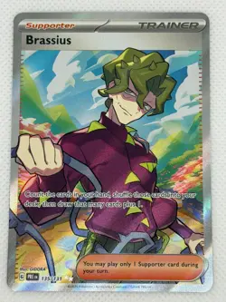 Brassius 135/131 - 2025 Prismatic Evolutions - Ultra Rare Holo Pokemon Card (NM) - Image 1