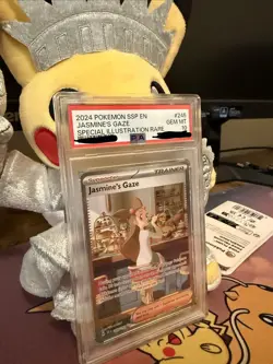 Pokemon 2024 Jasmine's Gaze 233/191 Special Illustration Rare Holo PSA 10 - Image 3