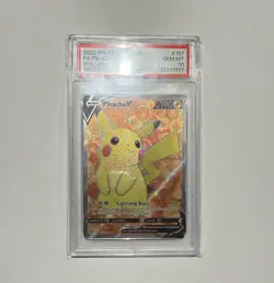 Pokemon PIKACHU V 157/172 Full Art (2022 Brilliant Stars) PSA 10 - Image 1