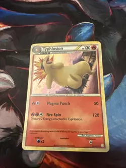 Typhlosion - 32/123 - Pokemon (Cosmos Holo) - Deck Exclusives - Holo Rare LP - Image 1