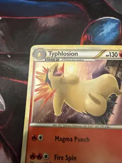 Typhlosion - 32/123 - Pokemon (Cosmos Holo) - Deck Exclusives - Holo Rare LP - Image 2