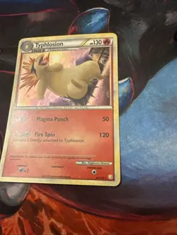 Typhlosion - 32/123 - Pokemon (Cosmos Holo) - Deck Exclusives - Holo Rare LP - Image 4