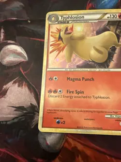 Typhlosion - 32/123 - Pokemon (Cosmos Holo) - Deck Exclusives - Holo Rare LP - Image 5