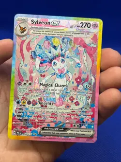 Pokemon Prismatic Evolutions Sylveon ex 156/131 Special Illustration Rare SIR NM - Image 2