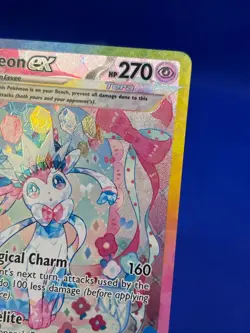 Pokemon Prismatic Evolutions Sylveon ex 156/131 Special Illustration Rare SIR NM - Image 5