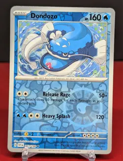 Pokemon Dondozo #061/198 English Scarlet & Violet Reverse Holo - Image 1