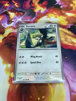 Staravia 149/198 Sv01: Scarlet & Violet Base Set Regular NM-Mint Pokemon TCG - Image 3