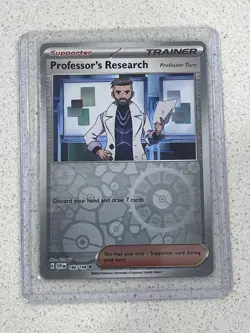 Pokemon Scarlet Violet Base SV1 Reverse Holo 190/198 Professors Research Turo NM - Image 1