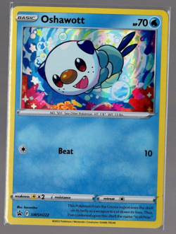 Oshawott SWSH222 Holographic Black Star Promo Pokemon TCG Near Mint - Image 1