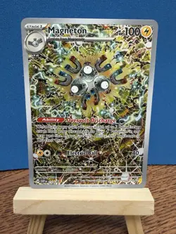 Pokemon TCG Magneton 159 Scarlet & Violet Black Star Promo Surging Sparks Holo - Image 1
