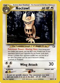 Noctowl 042/111 - Neo Genesis - Pokemon - MP - Image 1