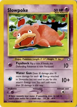 Slowpoke 073/111 - Neo Genesis - Pokemon - MP - Image 1