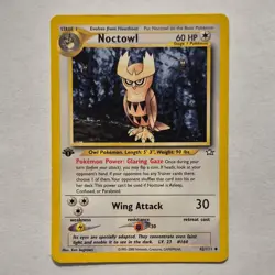 Pokemon Noctowl Neo Genesis 1st Edition 42/111 Uncommon English Stage 1 - Image 1