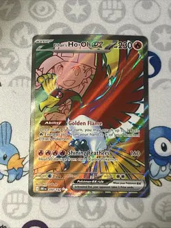 Ethan’s Ho-Oh ex Full Art Pokemon Destined Rivals #209/182 Near Mint - Image 1