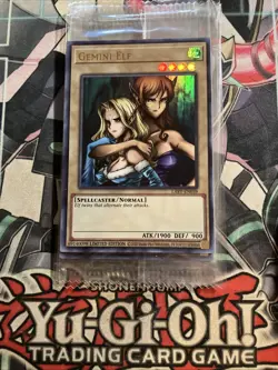 Gemini Elf Ultra Rare Lost Art Promotion LART-EN039 Yugioh Sealed - Image 1