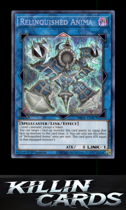 1st Edition Relinquished Anima BROL-EN087 YuGiOh Secret Rare Brothers of Legend - Image 1