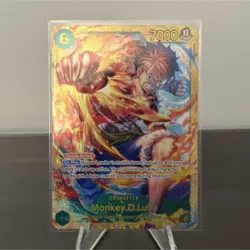 One Piece Monkey D. Luffy OP13-118 Carrying on His Will Secret Rare Foil - Image 1