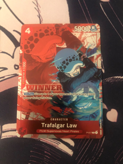 Trafalgar Law (Winner Pack Vol. 7) P-017 One Piece Promotion Cards Foil - Image 1