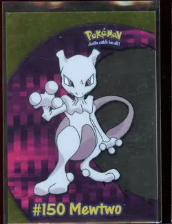 Mewtwo PC5 150 Ex Topps TV Animation Edition Plastic Clear Card Pokemon - Image 1