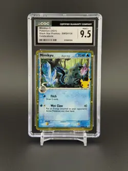 Mimikyu SWSH136 SWSH: Sword & Shield Promo Cards Holo CGC 9.5 Possible Regrade - Image 1