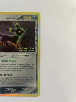 Pokemon Umbreon Reverse Holo Stamped Rare Card 17/113 EX Delta Species TCG - Image 5